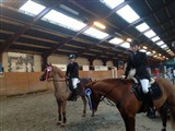 Ditte Mosgaard på hendes 1 pony Test Baby , flot nr 1 i LC og nul runde i ULD